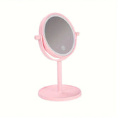 Foldable Desktop LED Makeup Mirror with Lights